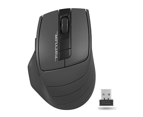  Мышь A4Tech Fstyler FG30S серый оптич. 2000dpi silent беспров. USB 6but (FG30S GREY) 