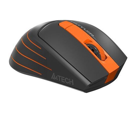  Мышь A4Tech Fstyler FG30S серый/оранжевый оптич. 2000dpi silent беспров. USB 6but (FG30S ORANGE) 