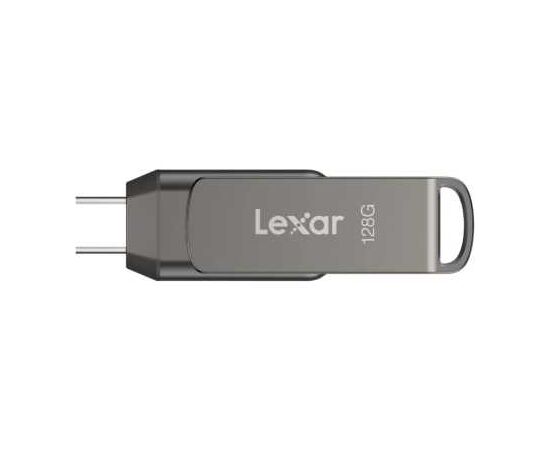  USB-флешка Lexar 2-in-1 (LJDD400128G-BNQNG) 128GB USB 3.1 Gen1 USB C, OTG, USB 3.1 Gen1/Type-C, металл/пластик, 130 MB/s 
