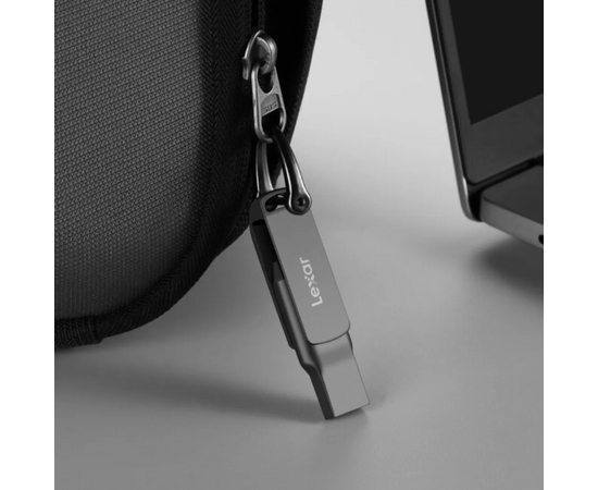  USB-флешка Lexar 2-in-1 (LJDD400128G-BNQNG) 128GB USB 3.1 Gen1 USB C, OTG, USB 3.1 Gen1/Type-C, металл/пластик, 130 MB/s 