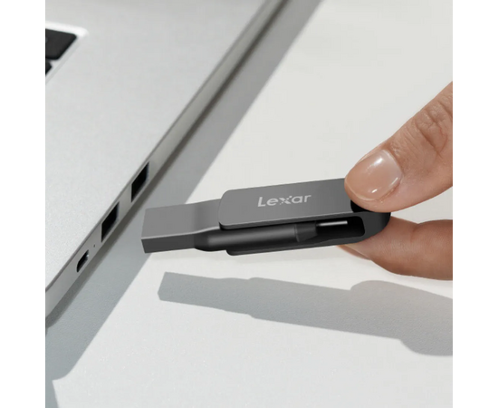  USB-флешка Lexar 2-in-1 (LJDD400128G-BNQNG) 128GB USB 3.1 Gen1 USB C, OTG, USB 3.1 Gen1/Type-C, металл/пластик, 130 MB/s 