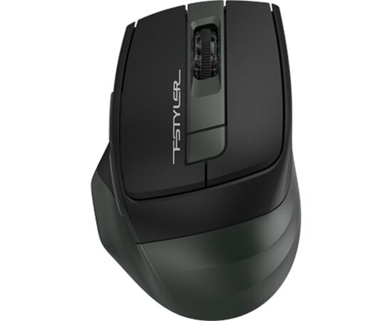  Мышь A4Tech Fstyler FB35 зеленый/черный оптич. 2000dpi беспров. BT/Radio USB для ноутбука 6but (FB35 
