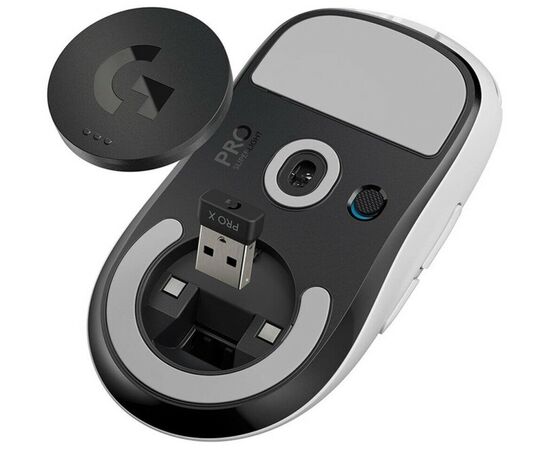  Мышь беспроводная Logitech G PRO X SUPERLIGHT белый (25600dpi) USB (4but) 