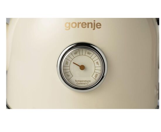  Чайник Gorenje K17CLIN бежевый, 2200 Вт, 1.7 л., ретро дизайн 