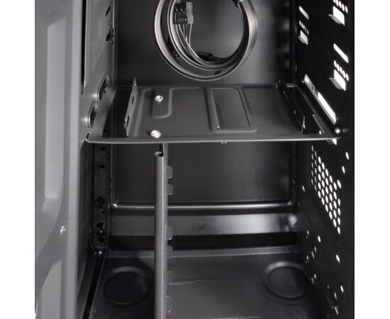  Корпус ExeGate XP-401 Black EX283729RUS ATX, без БП, 2xUSB, Audio 