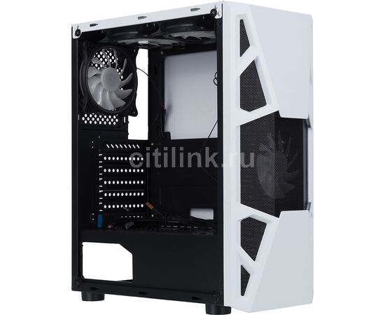  Корпус Formula CL-3303W RGB белый без БП ATX 6x120mm 2xUSB2.0 1xUSB3.0 audio bott PSU 