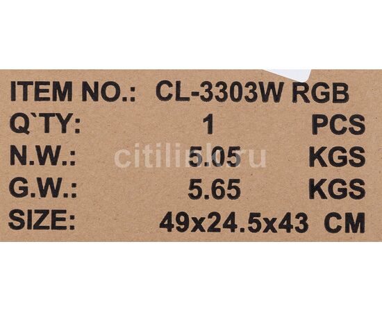  Корпус Formula CL-3303W RGB белый без БП ATX 6x120mm 2xUSB2.0 1xUSB3.0 audio bott PSU 