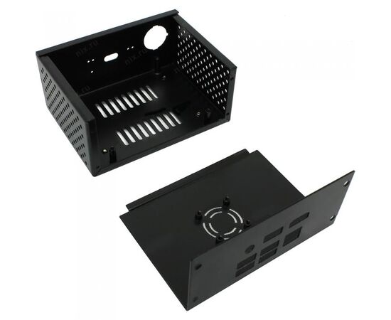  Корпус ACD KP561 Metal Case + Power Control Switch + Cooling Fan Kit for Raspberry Pi X820 v1.3 (X800) 