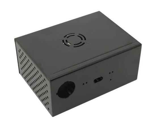  Корпус ACD KP561 Metal Case + Power Control Switch + Cooling Fan Kit for Raspberry Pi X820 v1.3 (X800) 