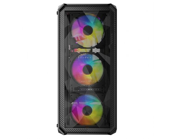  Корпус Powercase Mistral Edge, Tempered Glass, 4x 120mm 5-color fan, чёрный, ATX  (CMIEB-L4) 