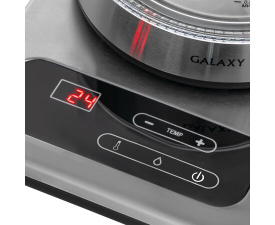  Электрочайник Galaxy GL0593 стекло/серый 