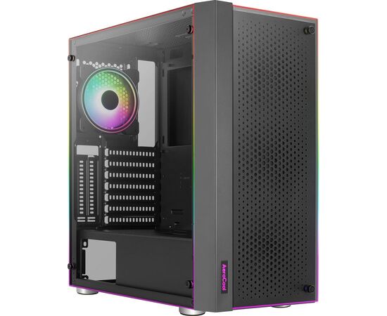  Корпус Aerocool Skribble SKRIBBLE-G-BK-V1 черный без БП ATX 2x120mm 2xUSB3.0 audio bott PSU 