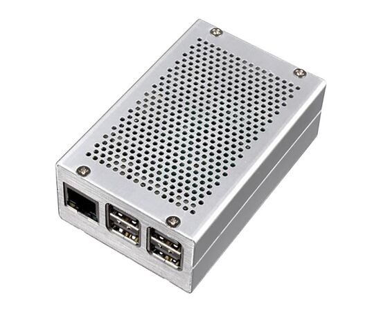  Корпус ACD RA193 Heat Dispersion Metal Aluminium Alloy Case for Raspberry Pi 3, Silver 
