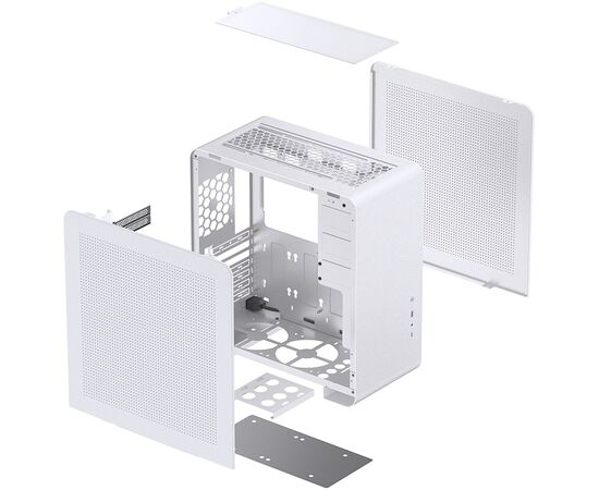  Корпус Jonsbo U4 Pro Mesh White без БП, mini-ITX, micro-ATX, ATX, белый 
