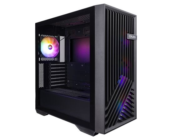 Корпус 1STPLAYER FD8 Black (FD8-BK-4F1) / E-ATX / 4x120mm FRGB fans 