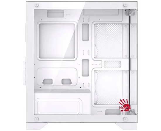  Корпус BLOODY BD-CC103, mATX, Mini-Tower, без БП, белый 