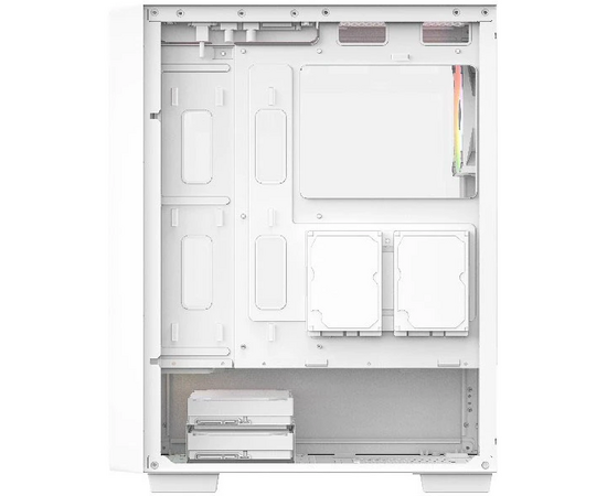  Корпус Powercase Mistral AY4W ARGB (CMAYW-A4), Tempered Glass, 4x 120mm ARGB Fans, белый, ATX 