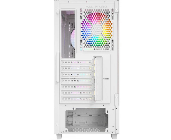  Корпус Powercase Mistral AY4W ARGB (CMAYW-A4), Tempered Glass, 4x 120mm ARGB Fans, белый, ATX 