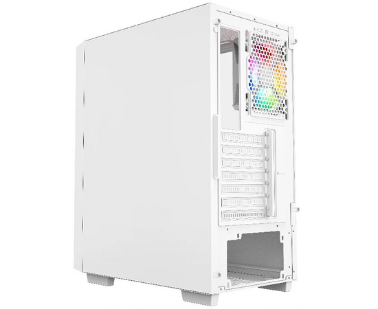  Корпус Powercase Mistral AY4W ARGB (CMAYW-A4), Tempered Glass, 4x 120mm ARGB Fans, белый, ATX 