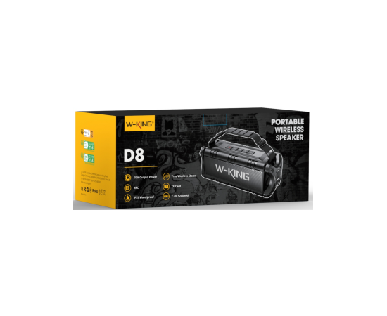  Портативная колонка W-King D8 black 