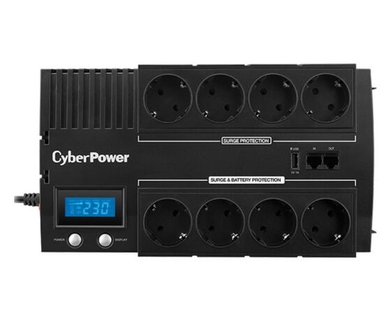  ИБП CyberPower BR1200ELCD 1200VA/720W USB/RJ11/45 (4+4 EURO) 