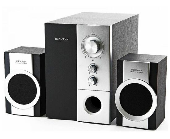  Колонки Microlab M-590 черные серебро 