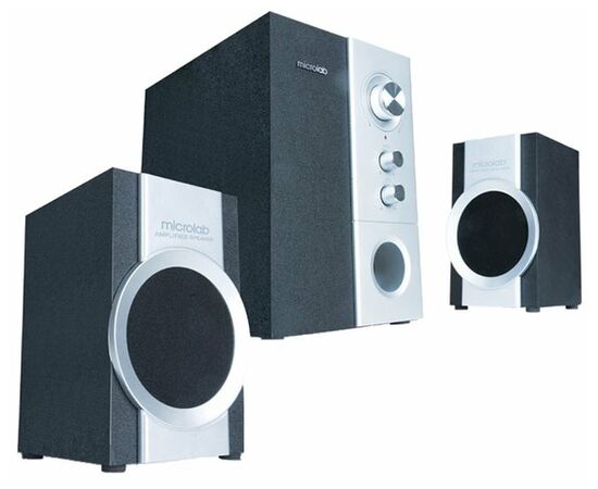  Колонки Microlab M-590 черные серебро 