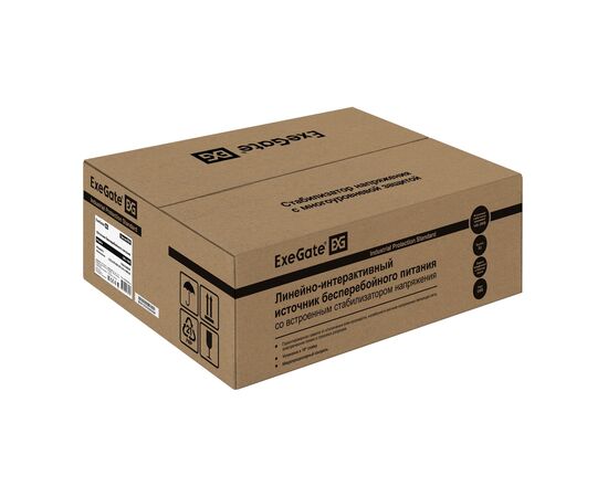  ИБП ExeGate EX293056RUS ServerRM UNL-1500.LCD.AVR.2SH.4C13.RJ.USB.3U Black 