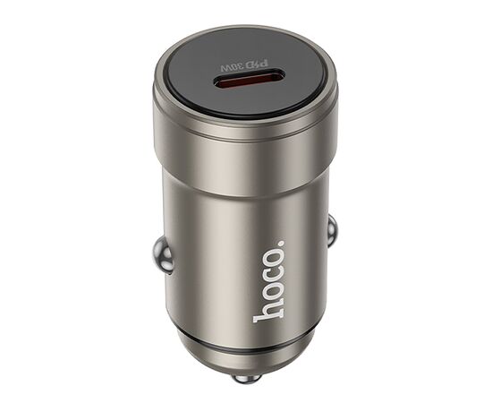  Адаптер Автомобильный Hoco Z57 Glorious single-port PD30W (gold) (236191) 