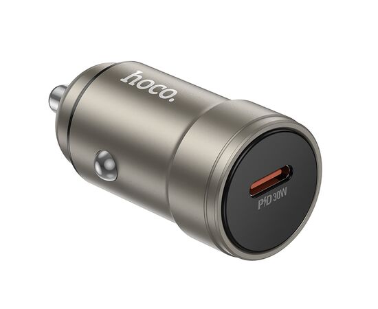  Адаптер Автомобильный Hoco Z57 Glorious single-port PD30W (gold) (236191) 