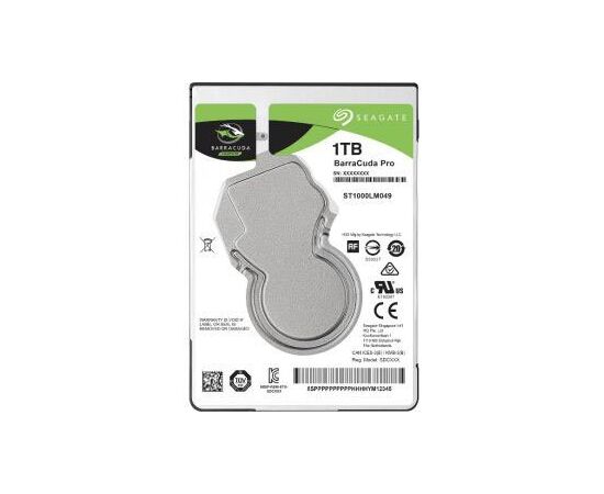  HDD 2.5" 1.0TB 7200rpm SATA3 128MB Seagate BarraCuda Pro (ST1000LM049) 7 mm 