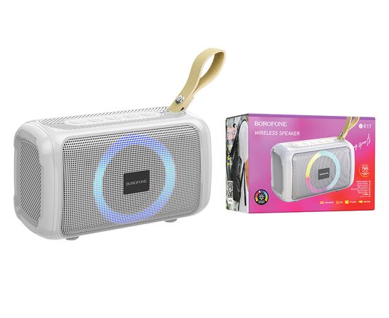  Портативная колонка BOROFONE BR17 Cool Sports (серый) 