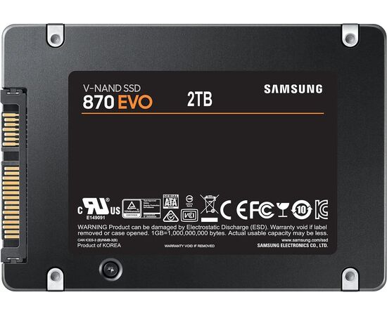  SSD Samsung 870 EVO Series (MZ-77E2T0B/EU) 2Tb 