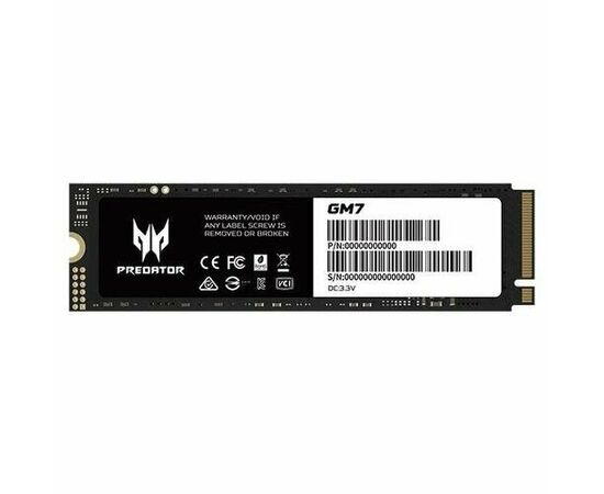  SSD Acer Predator GM7-1Tb BL.9BWWR.118 M.2 2280 NVMe 1.4 PCIe Gen4х4 7200/6300 мб/с 