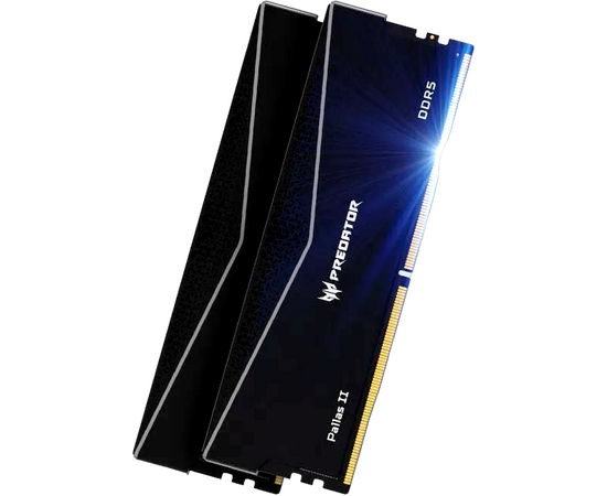  ОЗУ Acer Predator Pallas II 32Gb (BL.9BWWR.434) (2x16) DDR5 6400Mhz CL32 (32-39-39-102) Black 