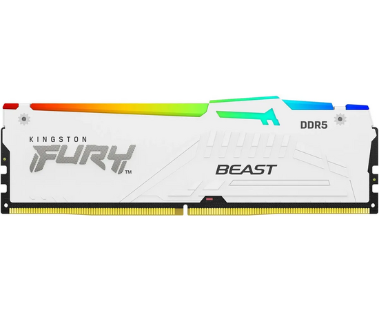  ОЗУ Kingston Fury Beast KF564C32BWEA-32 DDR5 - 1x 32ГБ 6400МГц, DIMM, White, Ret 