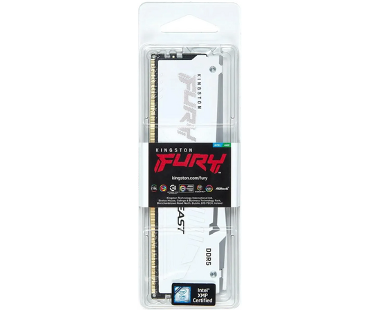  ОЗУ Kingston Fury Beast KF564C32BWEA-32 DDR5 - 1x 32ГБ 6400МГц, DIMM, White, Ret 