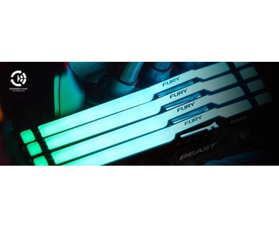  ОЗУ Kingston Fury Beast KF560C30BBAK2-64 DDR5 - 2x 32ГБ 6000МГц, DIMM, Ret 