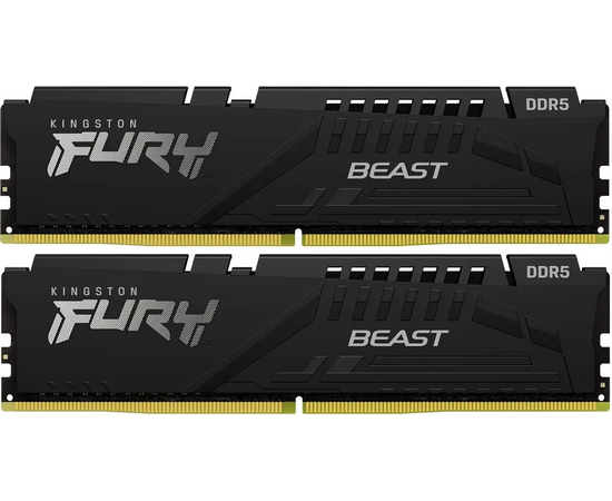  ОЗУ Kingston Fury Beast KF560C30BBK2-64 DDR5 - 2x 32ГБ 6000МГц, DIMM, Ret 