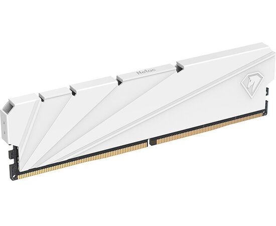  ОЗУ Netac Shadow S NTSSD4P32SP-16W DDR4 16GB 3200MHz CL16 1.35V / White / with radiator 