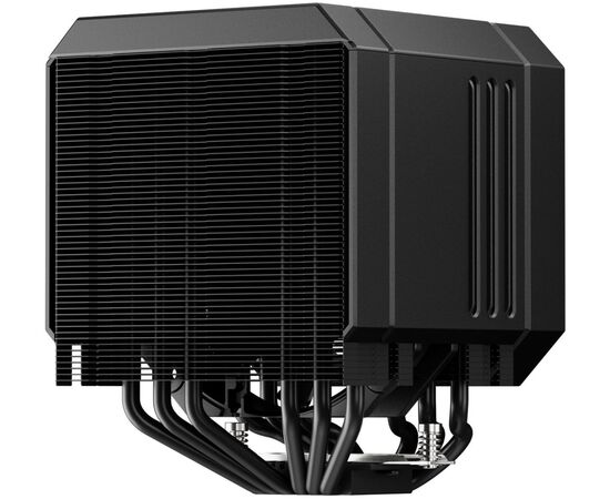  Кулер upHere UP2K6 Black / 6HPx6mm, 265W TDP, dual tower, 2x120mm fans, 600-1650RPM, 68 CFM, 25dBA 