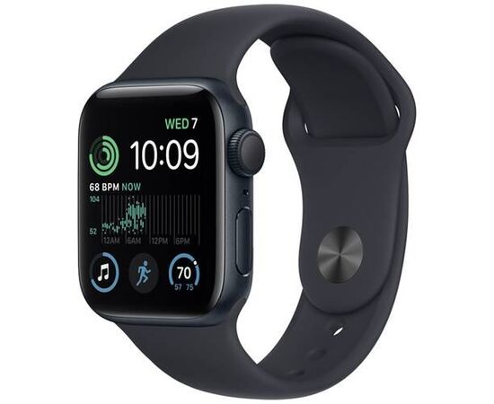  Apple Watch Series SE Gen 2 44 мм Midnight Aluminium Case, Midnight Sport Band (M/L) 