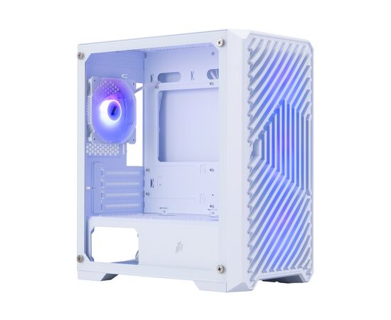  Корпус 1STPLAYER Trilobite T5 ARGB White (T5-WH-4F7-W) / mATX / 4x120mm ARGB fans 