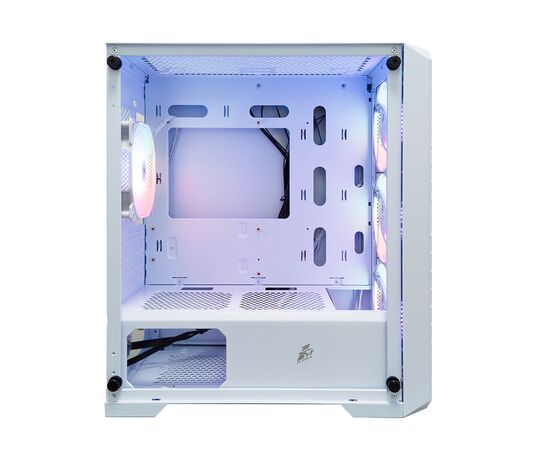  Корпус 1STPLAYER Trilobite T5 ARGB White (T5-WH-4F7-W) / mATX / 4x120mm ARGB fans 