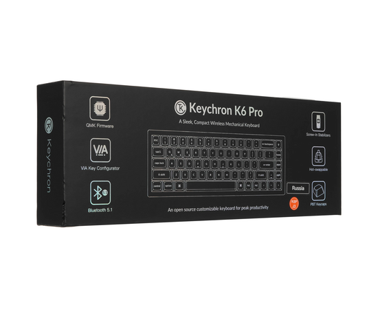  Клавиатура Keychron QMK K6 Pro (K6P-J3-RU) 