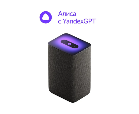  Умная колонка Яндекс Станция 2 с Алисой на YaGPT, черный антрацит, 30Вт 