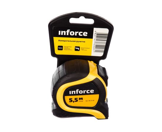  Рулетка Inforce 06-11-46 5,5x27мм с нейлоновой лентой и магнитным зацепом 