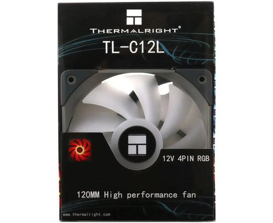  Вентилятор Thermalright TL-C12L 120х120x25 черный 4-pin 25.6дБ Ret 