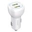  AЗУ PERO AC04 2USB 2.4A AUTOMAX, белое 